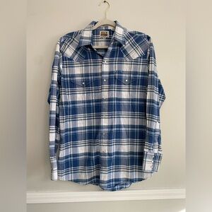 Vintage‎ Men’s Ely Western Shirt - M